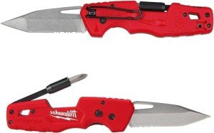 Milwaukee FASTBACK Folding Utility Knife - Red/Black