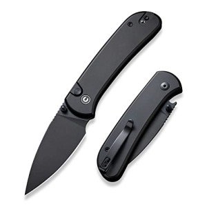 CIVIVI Folding Knife with Button Lock and Thumb Stud