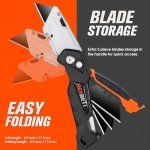 REXBETI 2-Pack Heavy Duty Retractable Utility Knife