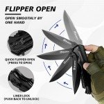 IKORES 4-Inch Multitool Pocket Knife with Sheath