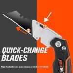 REXBETI 2-Pack Heavy Duty Retractable Utility Knife