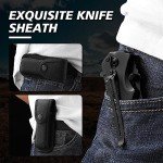 IKORES 4-Inch Multitool Pocket Knife with Sheath