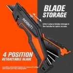 REXBETI 2-Pack Heavy Duty Retractable Utility Knife