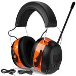 Gardtech Bluetooth Hearing Protection Ear Muffs - Orange