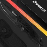 IKORES 4-Inch Multitool Pocket Knife with Sheath
