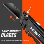 REXBETI 2-Pack Heavy Duty Retractable Utility Knife