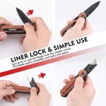 WORKPRO 2-in-1 Folding Utility Knife with Blades