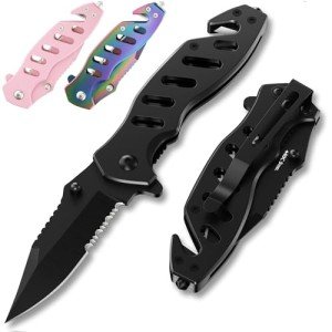 Compact Tactical Legal Knife with Glass Breaker