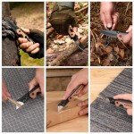 WORKPRO 2-in-1 Folding Utility Knife with Blades