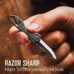 KeyUnity KK05 Mini Titanium Folding Knife - Grey