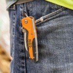 Klein Tools Folding Utility Knife with Hawkbill Blade