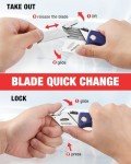 WORKPRO Quick-Change Folding Utility Knife with Blades