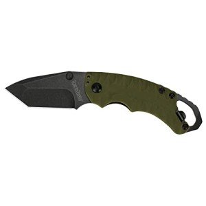 Kershaw Shuffle II Olive Pocket Knife, 2.6" Blade