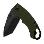 Kershaw Shuffle II Olive Pocket Knife, 2.6" Blade