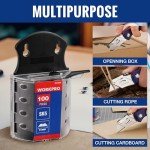 WORKPRO 100-Pack SK5 Steel Utility Knife Blades