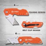 M MEEPO Heavy Duty Box Cutter, 4-Pack