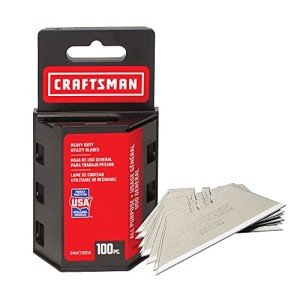 CRAFTSMAN 100 Utility Knife Blades for Various Materials