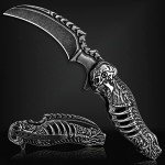 Valhalla Skull Pocket Folding Knife for Adventurers