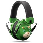 Kids Noise-Canceling Dinosaur Headphones for Hearing Protection