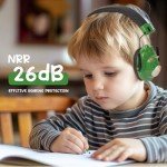 Kids Noise-Canceling Dinosaur Headphones for Hearing Protection