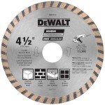 DEWALT 4.5" Diamond Blade for Masonry Cutting