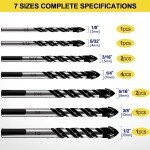 12-Piece Professional Masonry Drill Bit Set