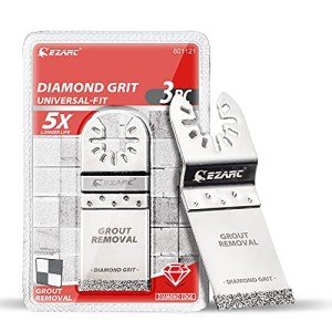 EZARC Diamond Oscillating Blade - 3-Pack for Grout Removal