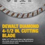 DEWALT 4.5" Diamond Blade for Masonry Cutting