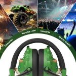 Kids Noise-Canceling Dinosaur Headphones for Hearing Protection