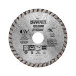 DEWALT 4.5" Diamond Blade for Masonry Cutting