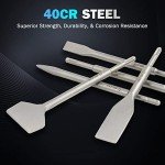 ZELCAN 6pc SDS Plus Chisel Set for Drilling