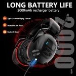 Bluetooth 5.4 Safety Headphones with Noise Reduction