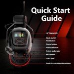 Bluetooth 5.4 Safety Headphones with Noise Reduction