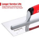 Goldblatt Stainless Steel Notch Trowel Set, 2-Piece