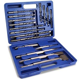 WORKPRO 17-Piece Rotary Hammer Drill Bit Set
