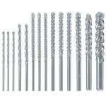 BOSCH 14-Piece Carbide Tip Rotary Drill Bits Set