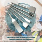 CORTOOL 6PCS SDS Plus Chisel Set for Drilling