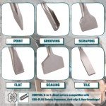 CORTOOL 6PCS SDS Plus Chisel Set for Drilling