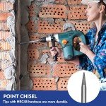 WORKPRO 17-Piece Rotary Hammer Drill Bit Set