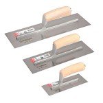 Goldblatt 3-Piece Carbon Steel Drywall Trowel Set