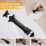 Saker 3-in-1 Silicone Caulking Tool Set