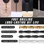 246-Piece Drill Bit Set for Wood and Metal