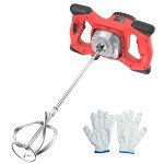 2100W Electric Cement Mixer with 6 Speed Control