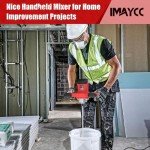 2100W Electric Cement Mixer with 6 Speed Control