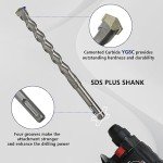 17PCS SDS Plus Rotary Hammer Drill Bit Set
