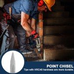 SDS Plus Rotary Hammer Drill Bits Set - 17PCS