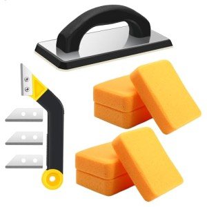 11-Piece Grout Float Set with Tile Saw & Blades