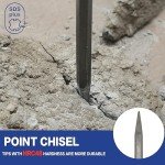 17PCS SDS Plus Rotary Hammer Drill Bit Set