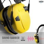 Apollo Electronic Earmuffs for Shooting - Yellow
