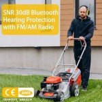 Bluetooth Hearing Protection Headphones with AM/FM Radio